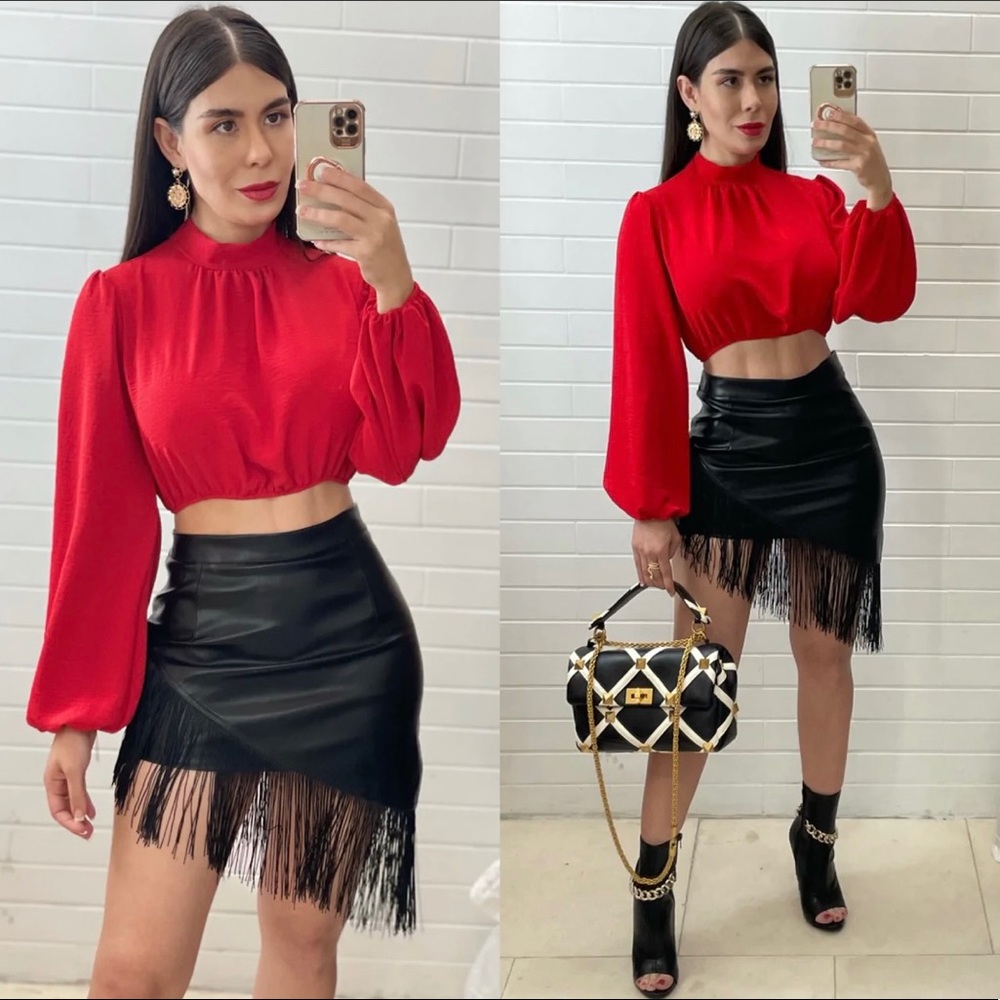Galliano Red top 🔥